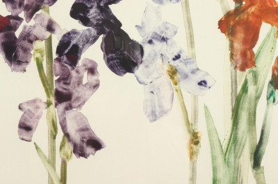 Forrest King Moses Purple Iris monotype