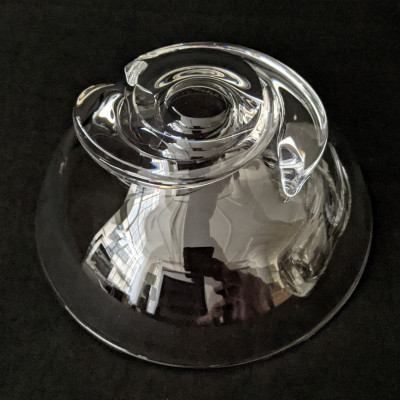 Steuben Glass - Group of two pieces, one vase and a Dish
