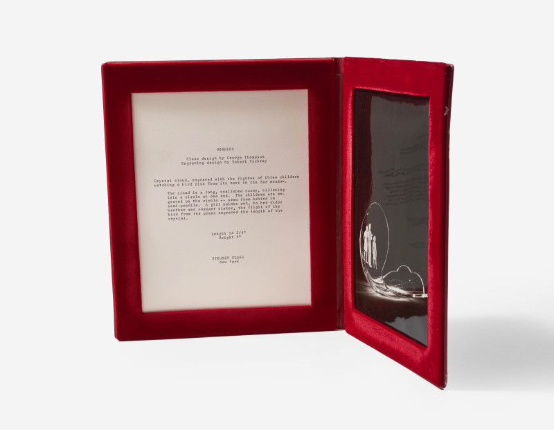 George Thompson and Robert Vickrey for Steuben Glass - Morning