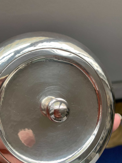 Johan Rohde for Georg Jensen Silversmithy - 787 Sterling Tea and Coffee Set with Two-Handled Tray (5pcs)