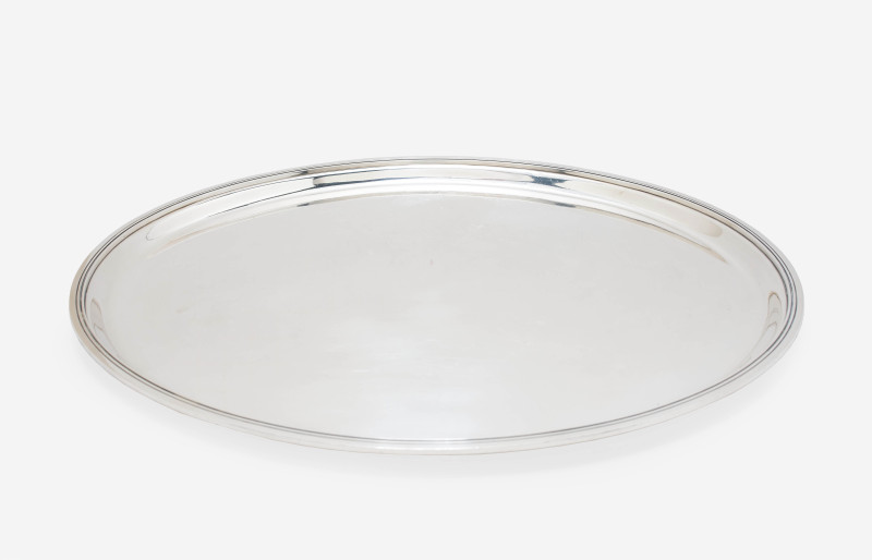 Sigvard Bernadotte and Harald Nielsen for Georg Jensen Silversmithy - Sterling Silver Coffee Service with Oval Tray