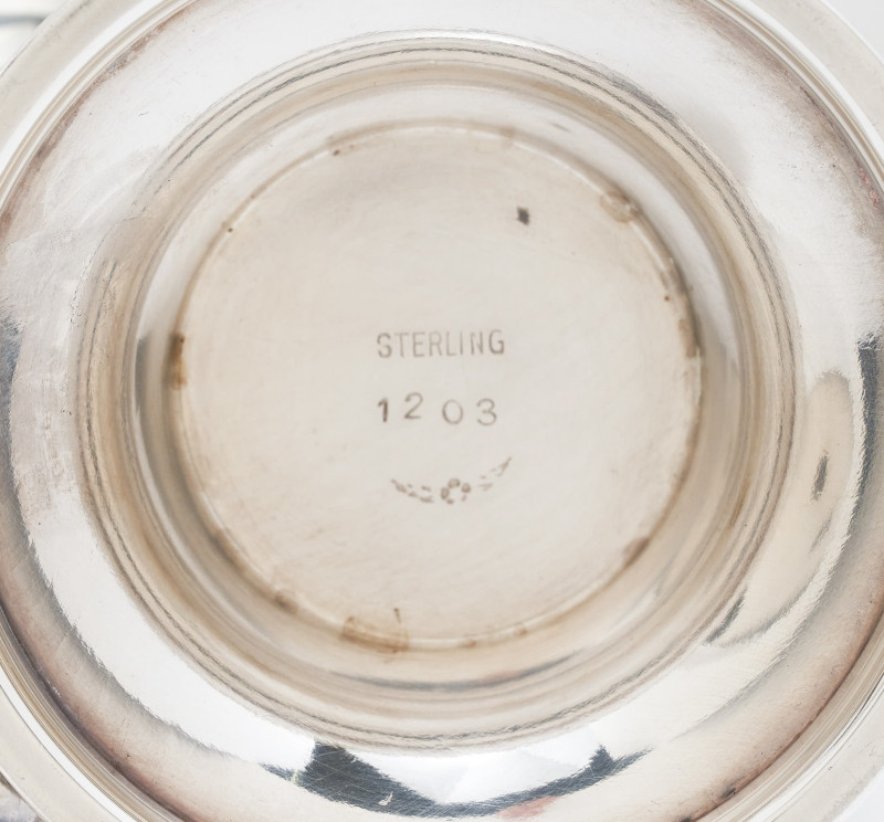 Alphonse La Paglia for International Sterling - Silver Center Piece with Pair of Tazzas