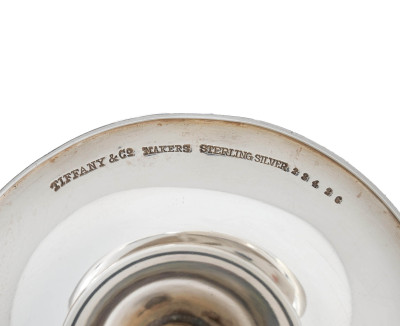 Tiffany &amp;amp; Co. Silver - Two (2) Footed Leaf Dishes and One (1) Bud Vase