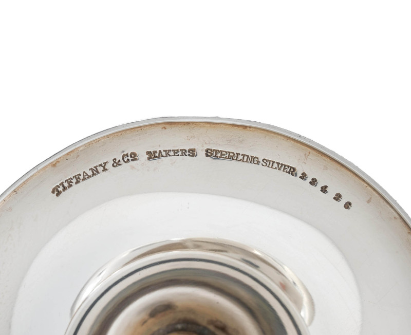 Tiffany &amp;amp; Co. Silver - Two (2) Footed Leaf Dishes and One (1) Bud Vase