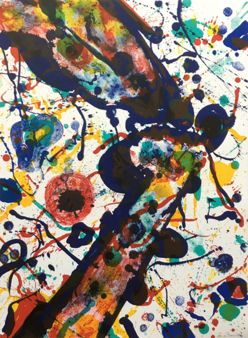 Sam Francis - Untitled, from Michel Waldberg: Poèmes dans le Ciel / Lembark 269