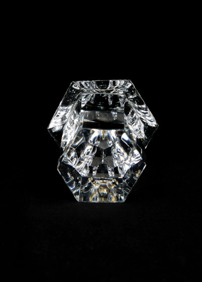 James Houston for Steuben Glass - Cupola with Golden Whale weathervane