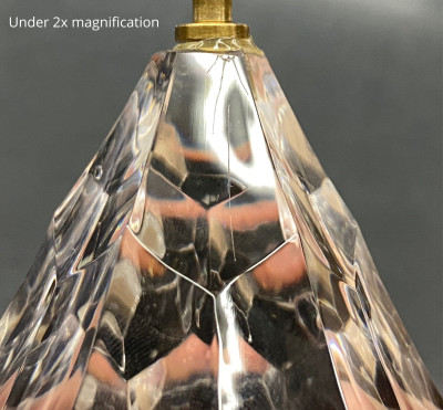 James Houston for Steuben Glass - Cupola with Golden Whale weathervane