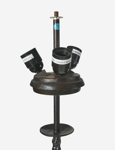 in the style of Alberto Giacometti - Pair of floor lamps