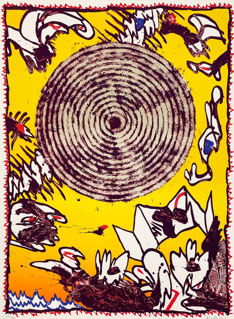 Pierre Alechinsky - Seoul, from Official Arts Portfolio of the XXIVth Olympiad, Seoul, Korea
