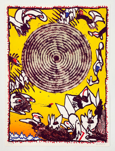 Pierre Alechinsky - Seoul, from Official Arts Portfolio of the XXIVth Olympiad, Seoul, Korea