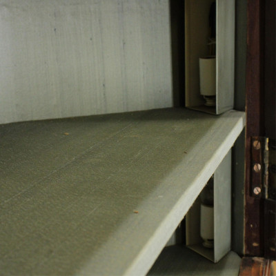 George III Style Mahogany Corner Cabinet 19th C