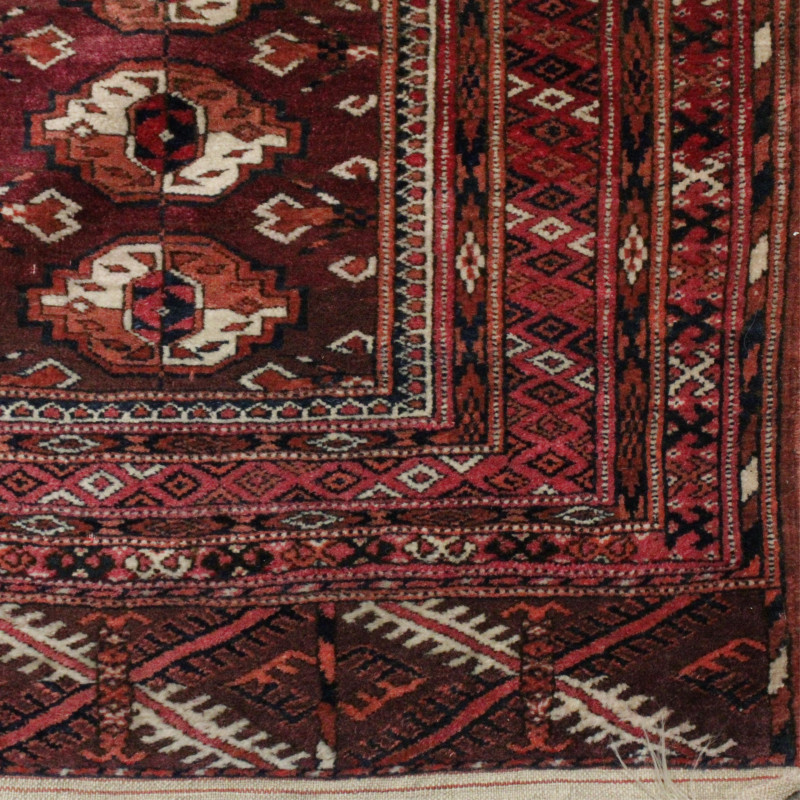 Tekke Bokhara Early 20th C 3&apos; x 4&apos; x 5&apos; 10&apos;