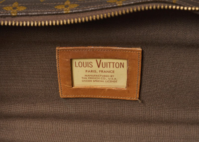 Louis Vuitton - vintage set of soft sided luggage