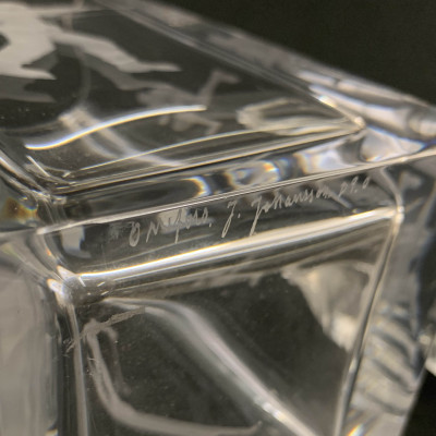 Glassmakers Including Orrefors - Grouping of Three Glass Works