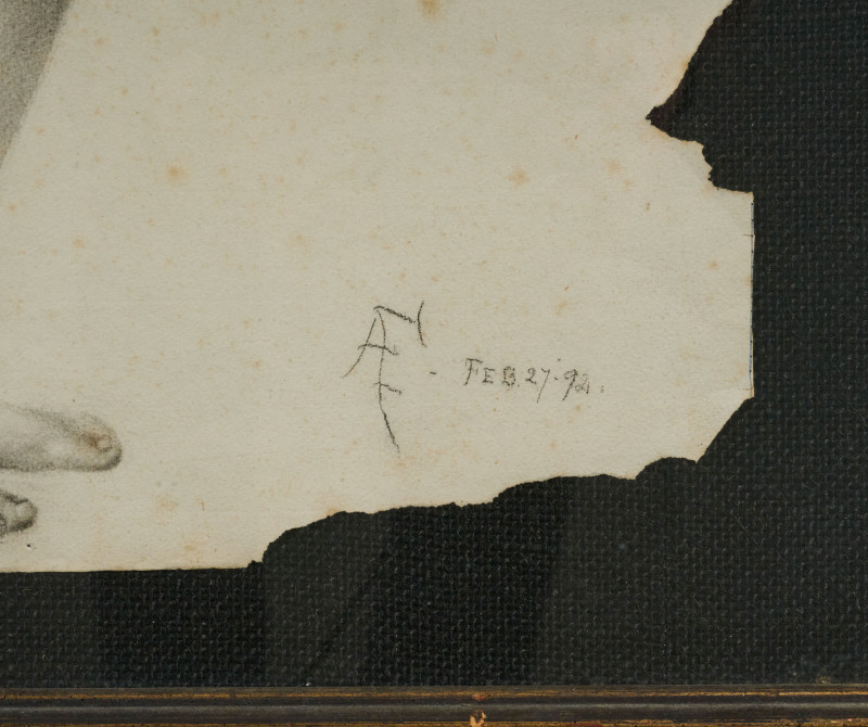 Unknown Artist - Untitled (Standing nude)