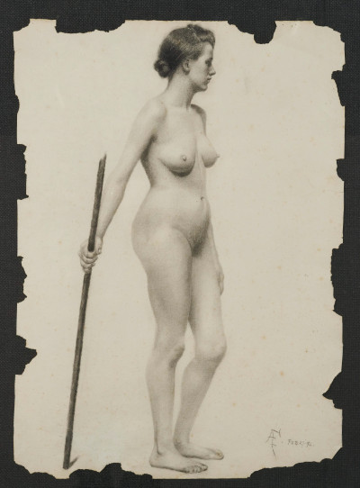 Image for Lot Unknown Artist - Untitled (Standing nude)