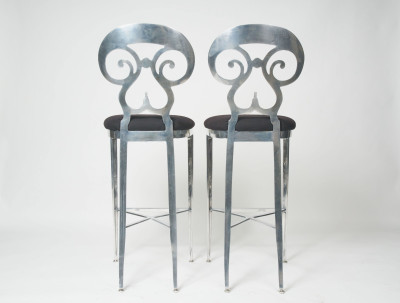 in the style of Philippe Starck - Bistro Set with &apos;Miss Balu&apos; Style Table