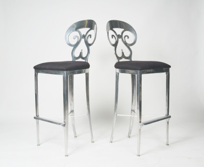 in the style of Philippe Starck - Bistro Set with &apos;Miss Balu&apos; Style Table