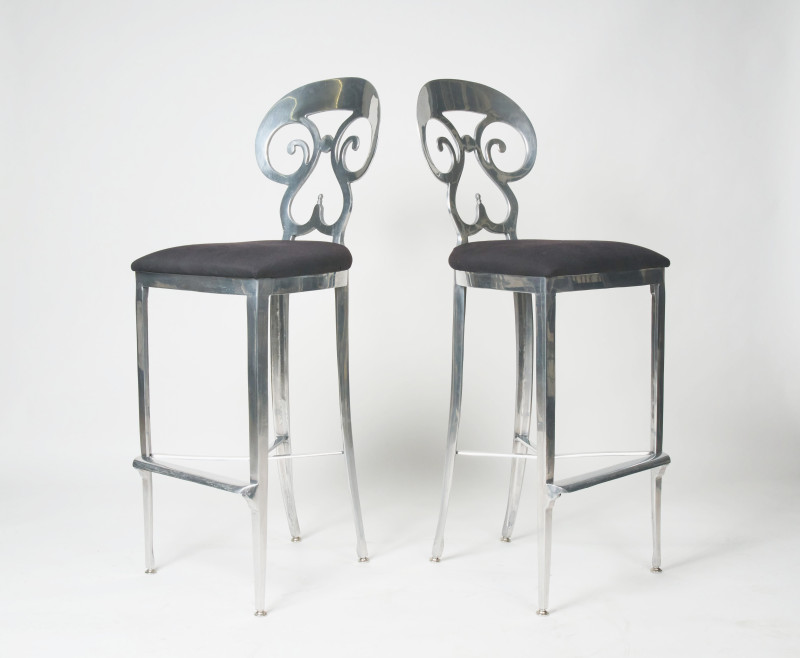 in the style of Philippe Starck - Bistro Set with &apos;Miss Balu&apos; Style Table