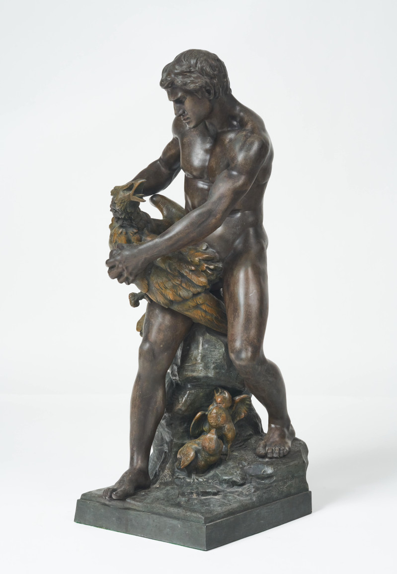 Anatole Guillot - Classical Nude with Eagle