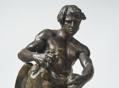 Anatole Guillot - Classical Nude with Eagle