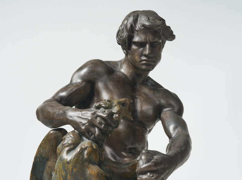 Anatole Guillot - Classical Nude with Eagle