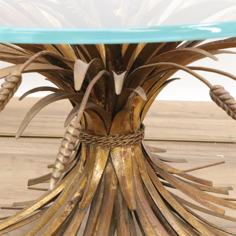Gilt Metal Wheat Sheaf Design Suite: Tables Sonce