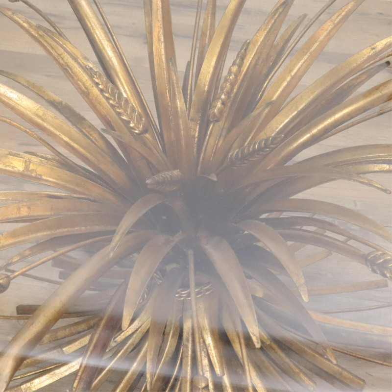 Gilt Metal Wheat Sheaf Design Suite: Tables Sonce