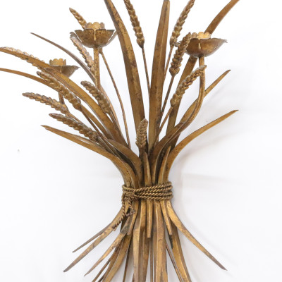 Gilt Metal Wheat Sheaf Design Suite: Tables Sonce