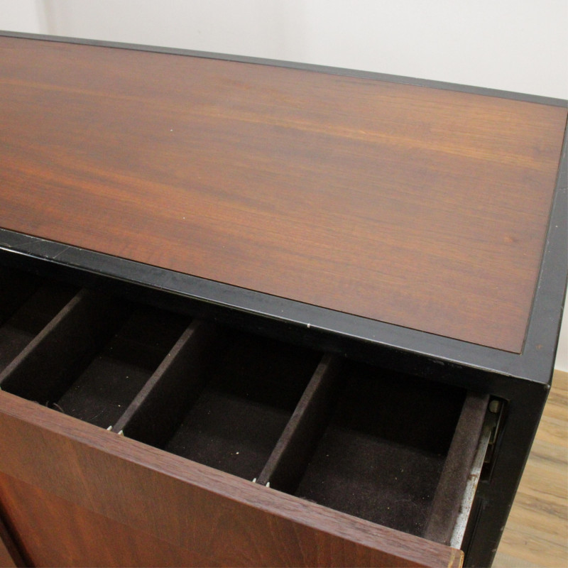 Tall MCM Sideboard Cabinet Stanley Salzman Design