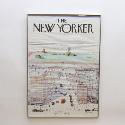 Vintage Steinberg for The New Yorker Poster