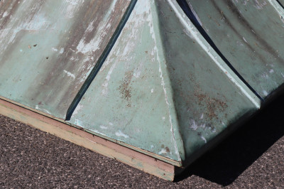 Vintage Copper Sheathed Roof Cupola