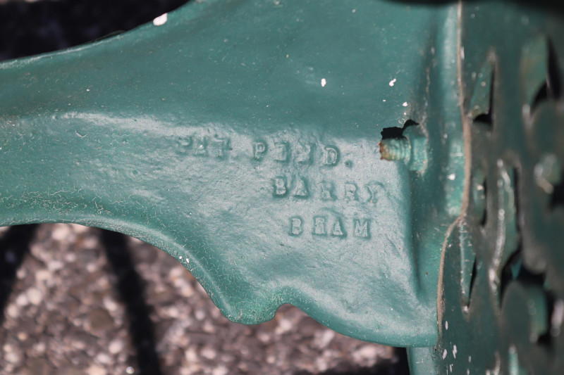 Four Vintage Cast Aluminum Outdoor Chairs
