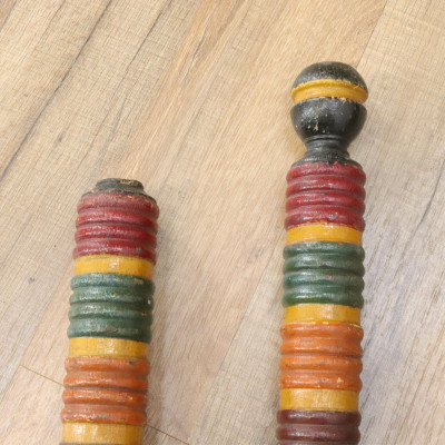 Vintage Lawn Games Sets: Croquet Bocce/Lawn Bowl