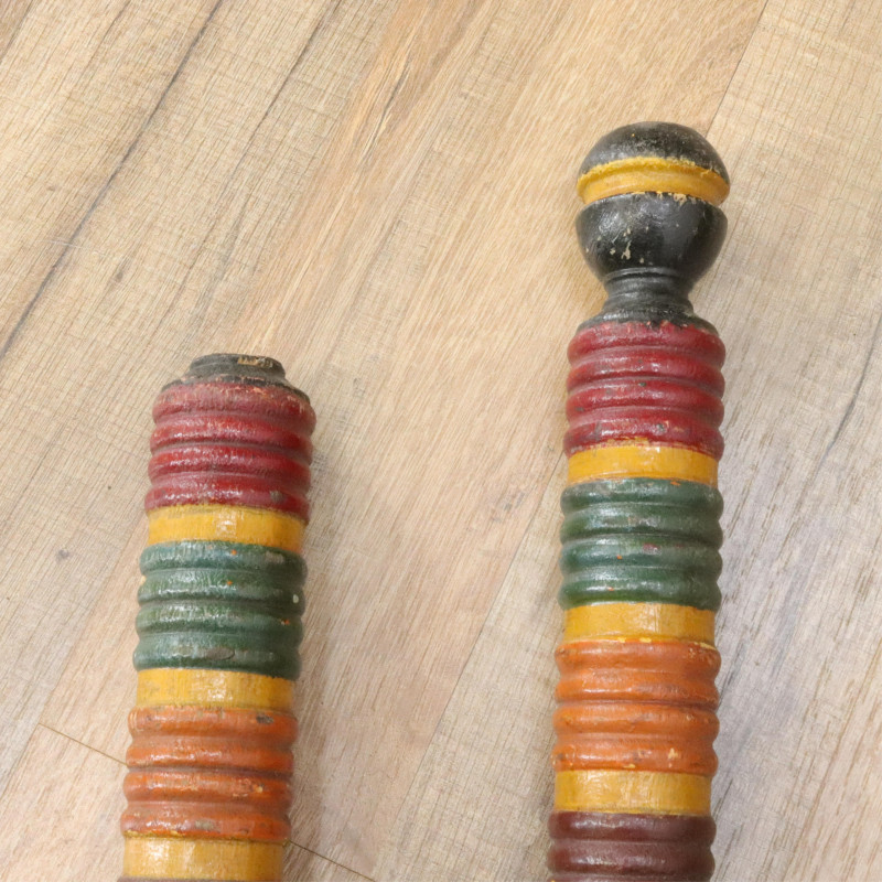 Vintage Lawn Games Sets: Croquet Bocce/Lawn Bowl