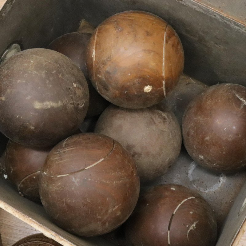 Vintage Lawn Games Sets: Croquet Bocce/Lawn Bowl