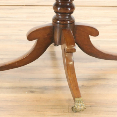 Late George III Mahogany Drum Table E 19th C