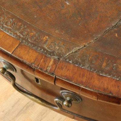 Late George III Mahogany Drum Table E 19th C
