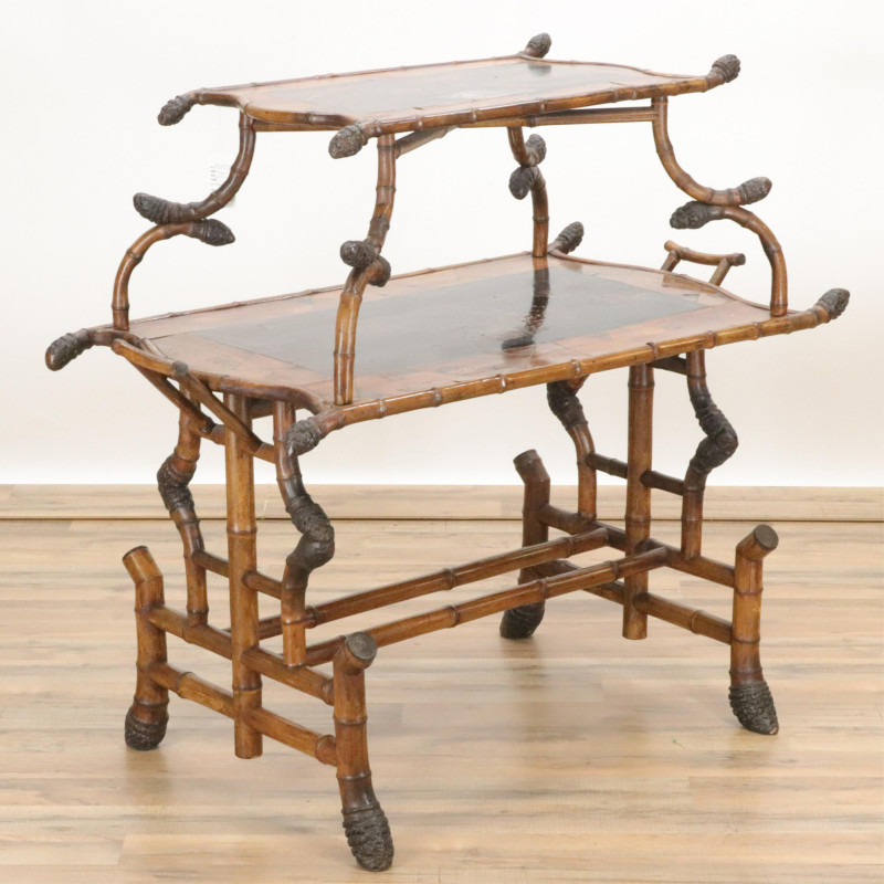 Vintage English Aesthetic Movement Tray Table