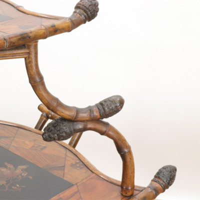 Vintage English Aesthetic Movement Tray Table