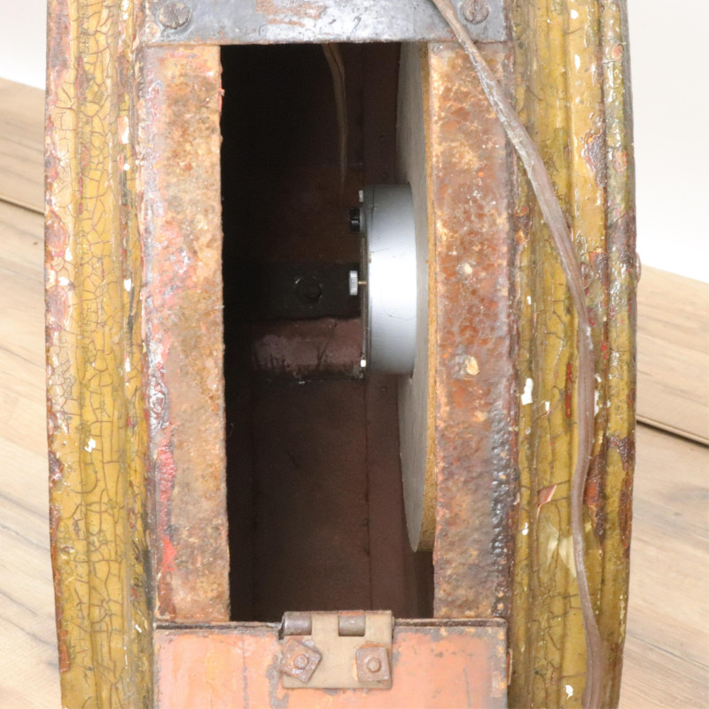 Two Vintage Metal Two Sided Street/Building Clocks