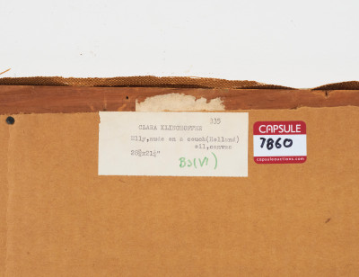 Clara Klinghoffer - Elly, Nude on a Couch