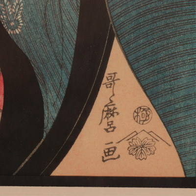 Pair of Kitagawa Utamaro Prints