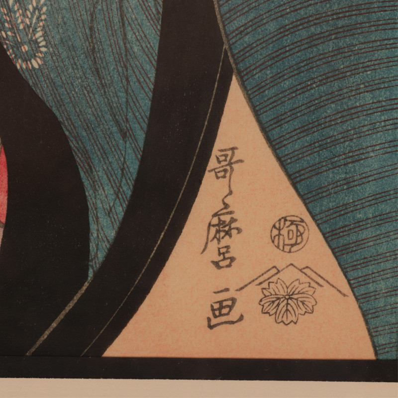 Pair of Kitagawa Utamaro Prints