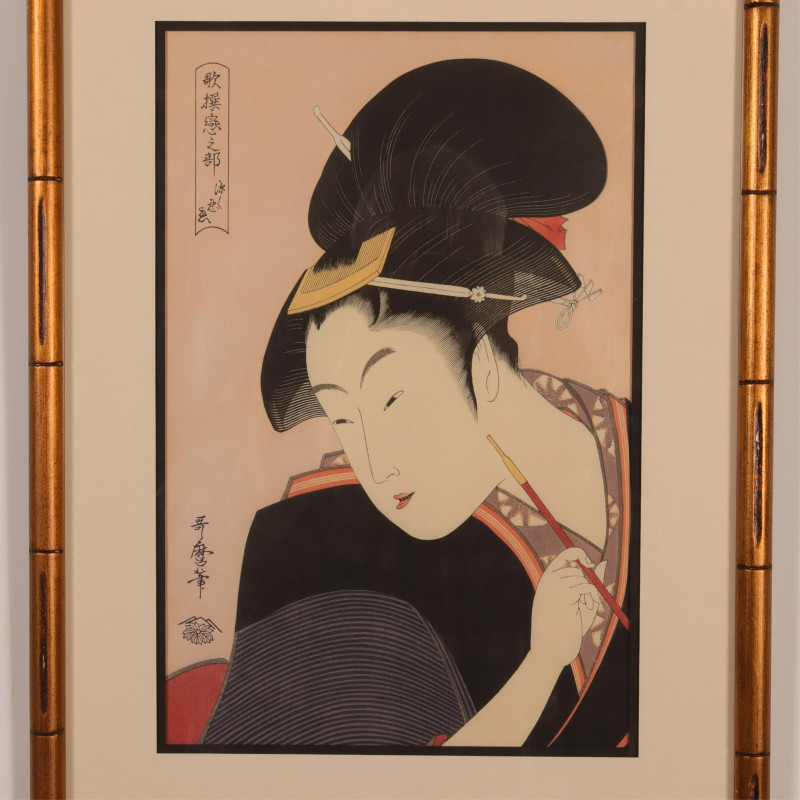 Pair of Kitagawa Utamaro Prints