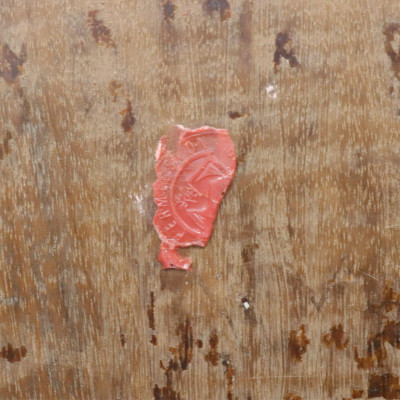 Chinese Gilt Decorated Black Lacquer Panel 19th C