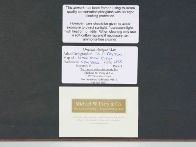 J.H. Colton &amp;amp; Co. - Map of New York and the Adjacent Cities