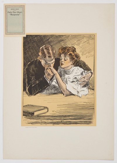 Frederic Remington - Lot of Lithographs, Western Scenes (4) Gibson Girls (4)