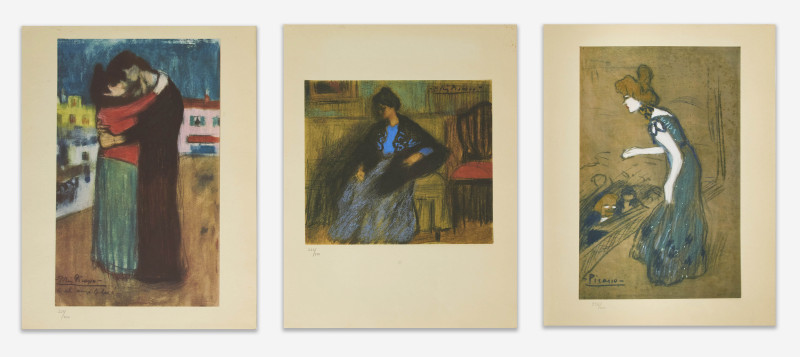 Pablo Picasso - Les Bleu de Barcelone aquarelles et pastels (11 of 12)