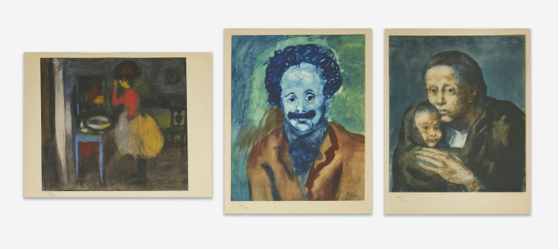 Pablo Picasso - Les Bleu de Barcelone aquarelles et pastels (11 of 12)